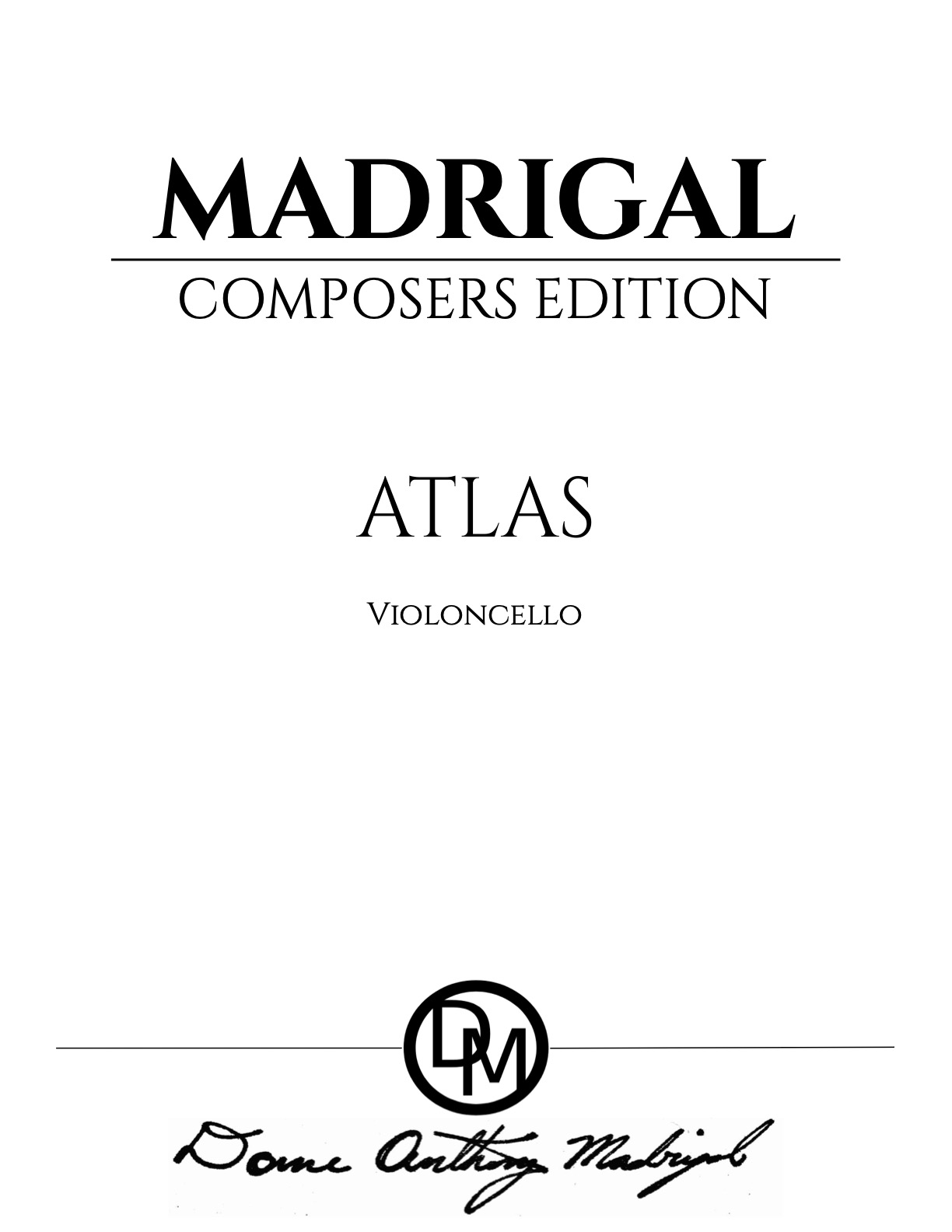 ATLAS - VIOLONCELLO